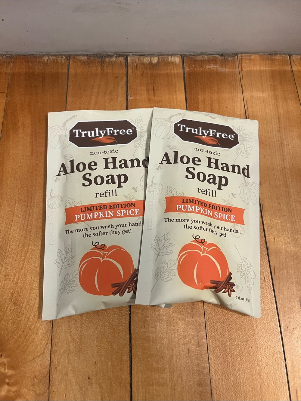 TrulyFree Aloe Hand Soap Refill Pumpkin Spice (Limited Edition)